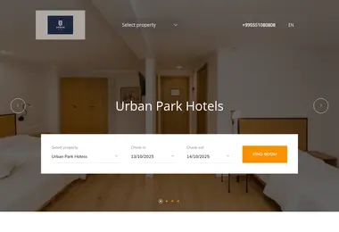 Screenshot of urbanhotels.ge