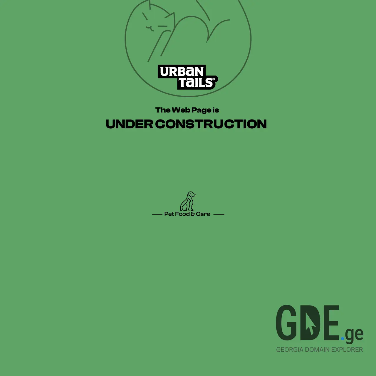 Screenshot of the site urbantails.ge at 2025-12-12