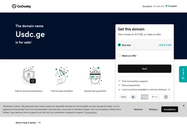Screenshot of usdc.ge