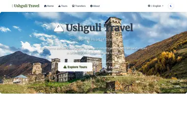 Screenshot of ushgulitravel.ge