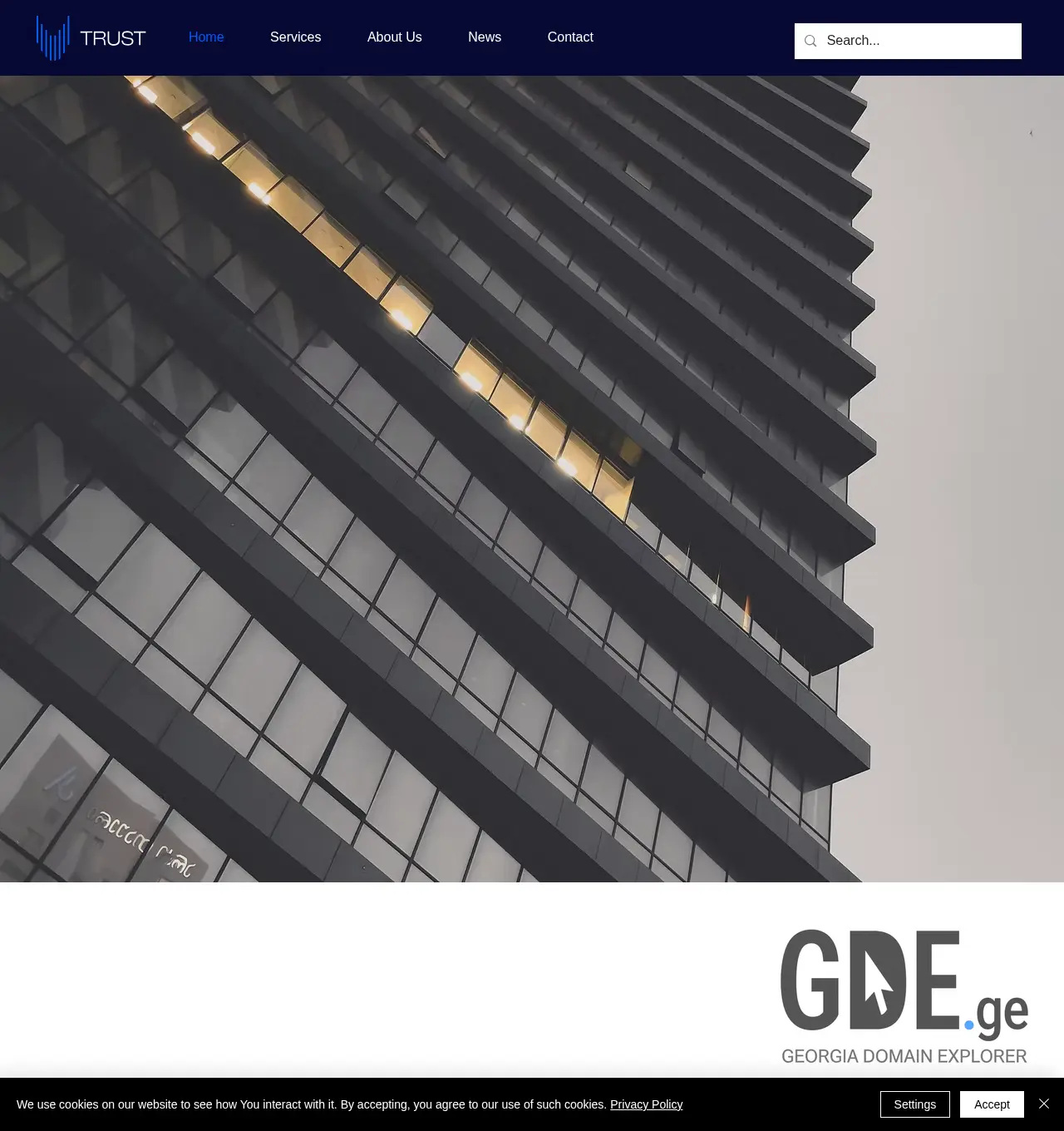 Screenshot of the site utrust.ge at 2025-12-03