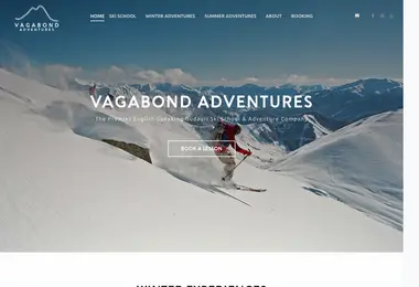 Screenshot of vagabondadventures.ge