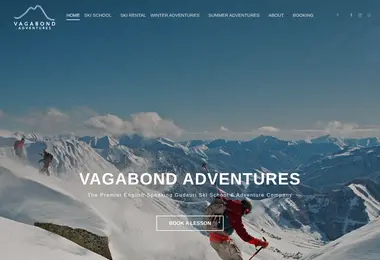 Screenshot of vagabondadventures.ge