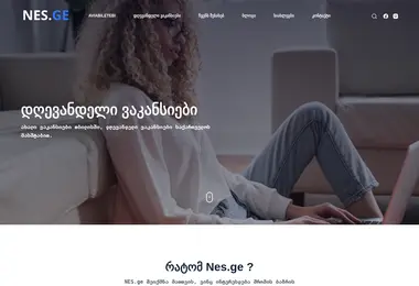 vakansiebi.com.ge-ის ეკრანის სურათი