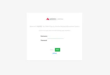 Screenshot of valreq.ge