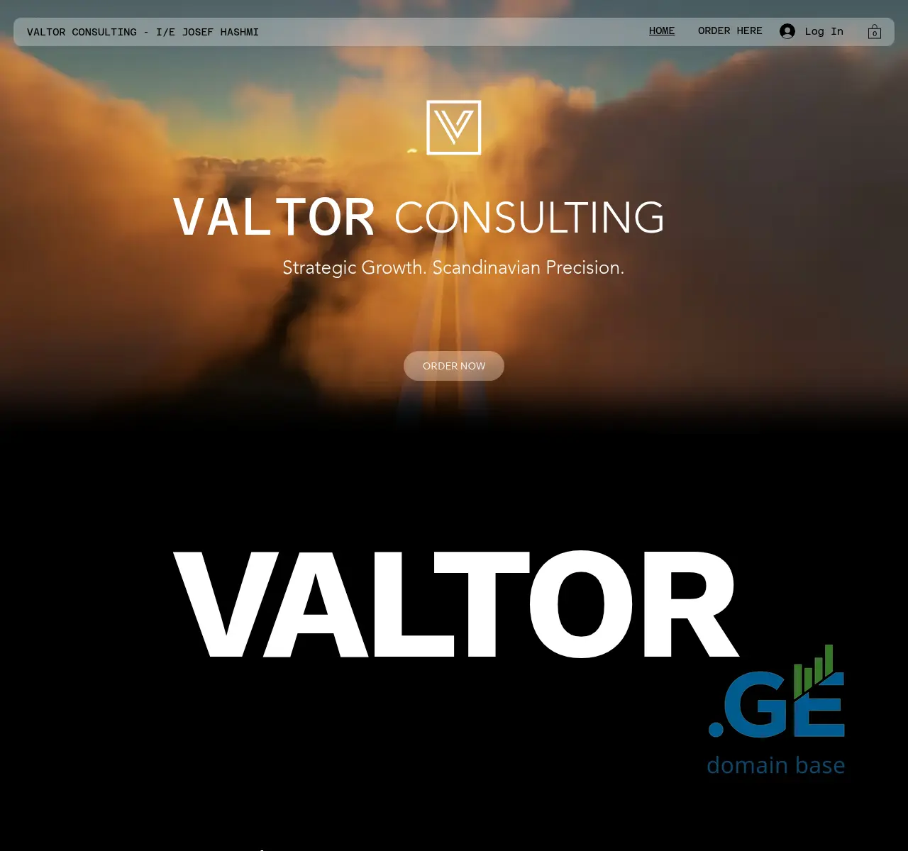 Screenshot of the site valtor.ge at 2025-10-26