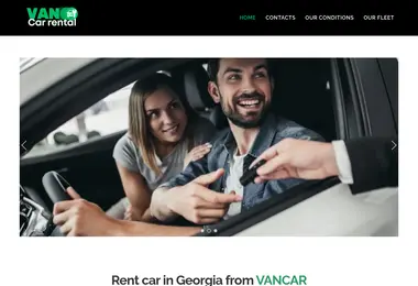 Screenshot of vancar.ge