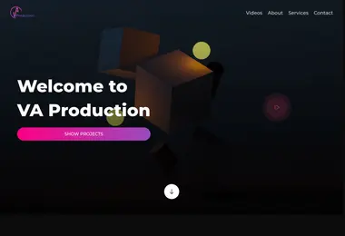 Скриншот vaproduction.ge