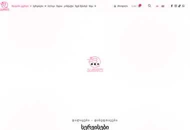 Screenshot of vardocleaner.ge