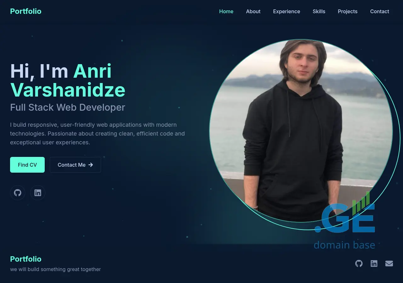 Screenshot of the site varshanidze.ge at 2025-09-18