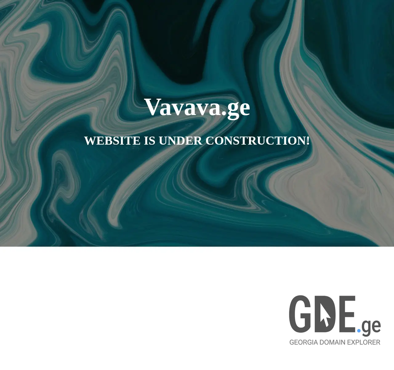 Screenshot of the site vavava.ge at 2025-11-25