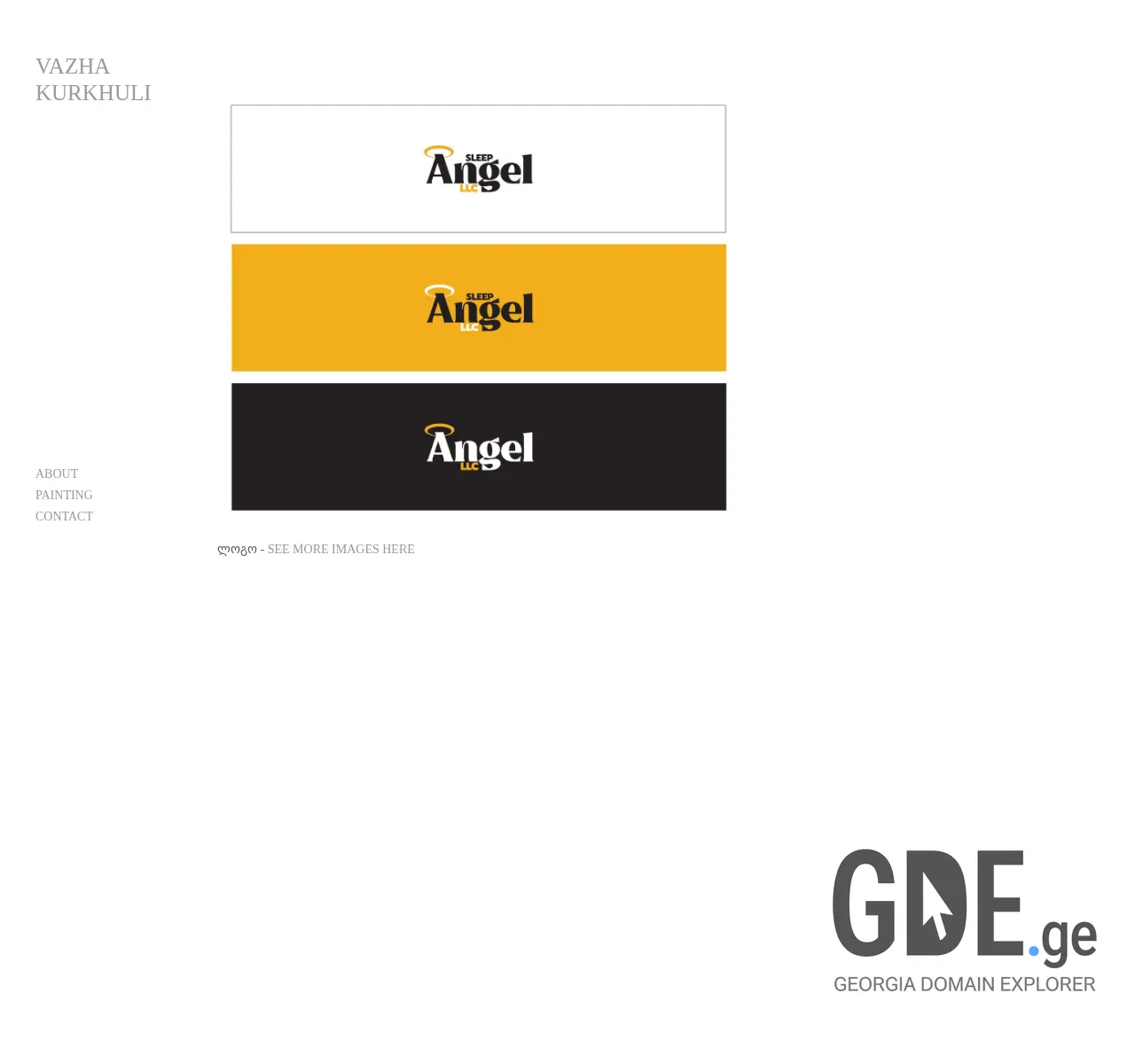 Screenshot of the site vazhakurkhuliart.ge at 2025-11-25