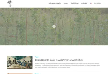 Screenshot of vazipublishing.ge