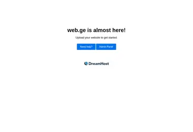 Screenshot of veb.ge