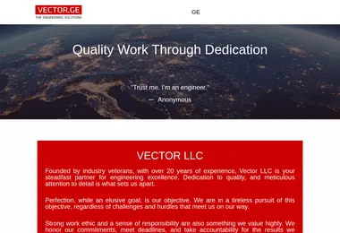 Скриншот vector.ge