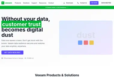 Screenshot of veeam.ge