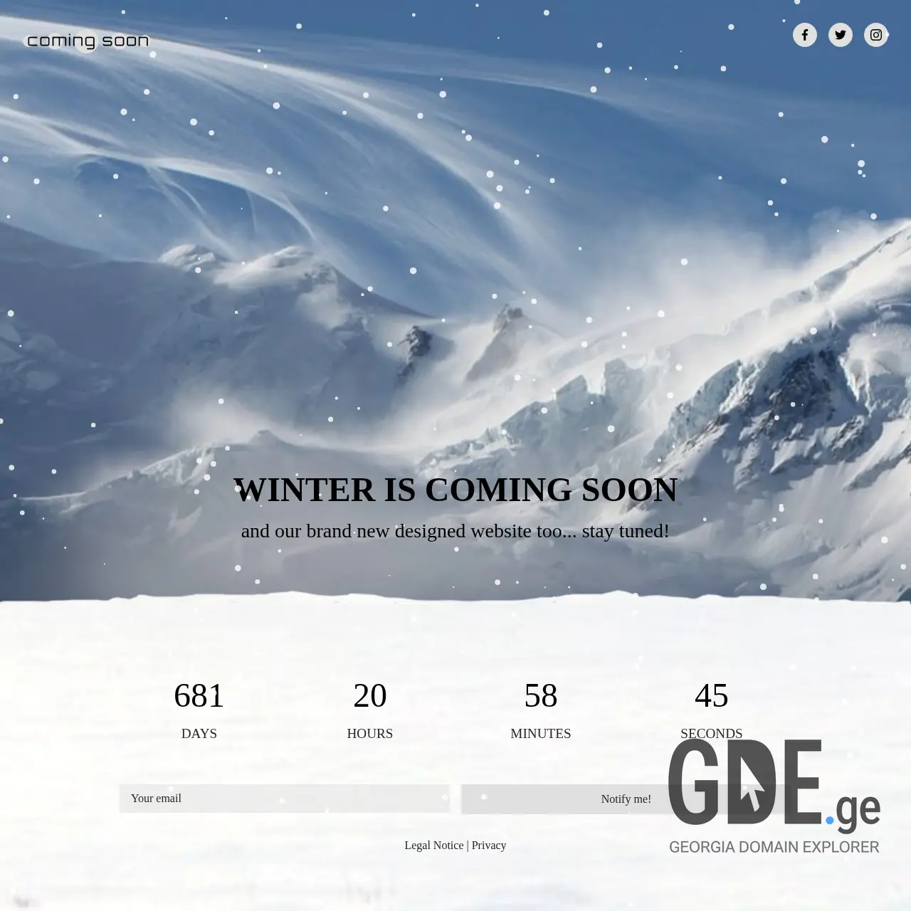 Screenshot of the site vegas-hotel.ge at 2026-02-27