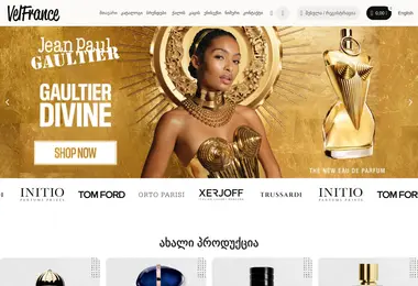 Screenshot of velfrance.ge