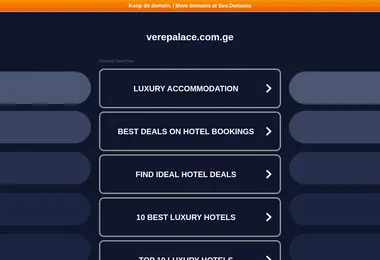Screenshot of verepalace.com.ge