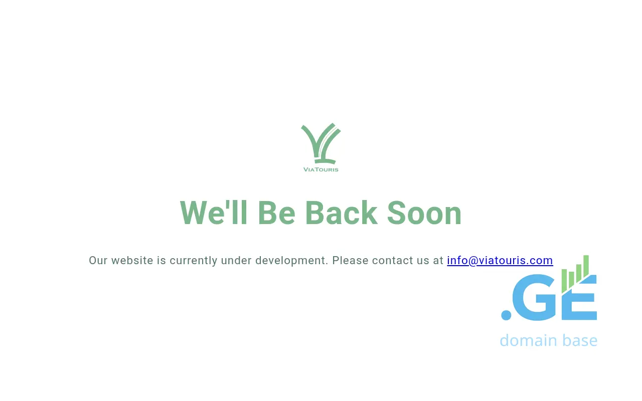 Screenshot of the site viatouris.ge