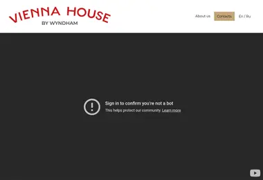 Скриншот viennahousebywyndham.ge