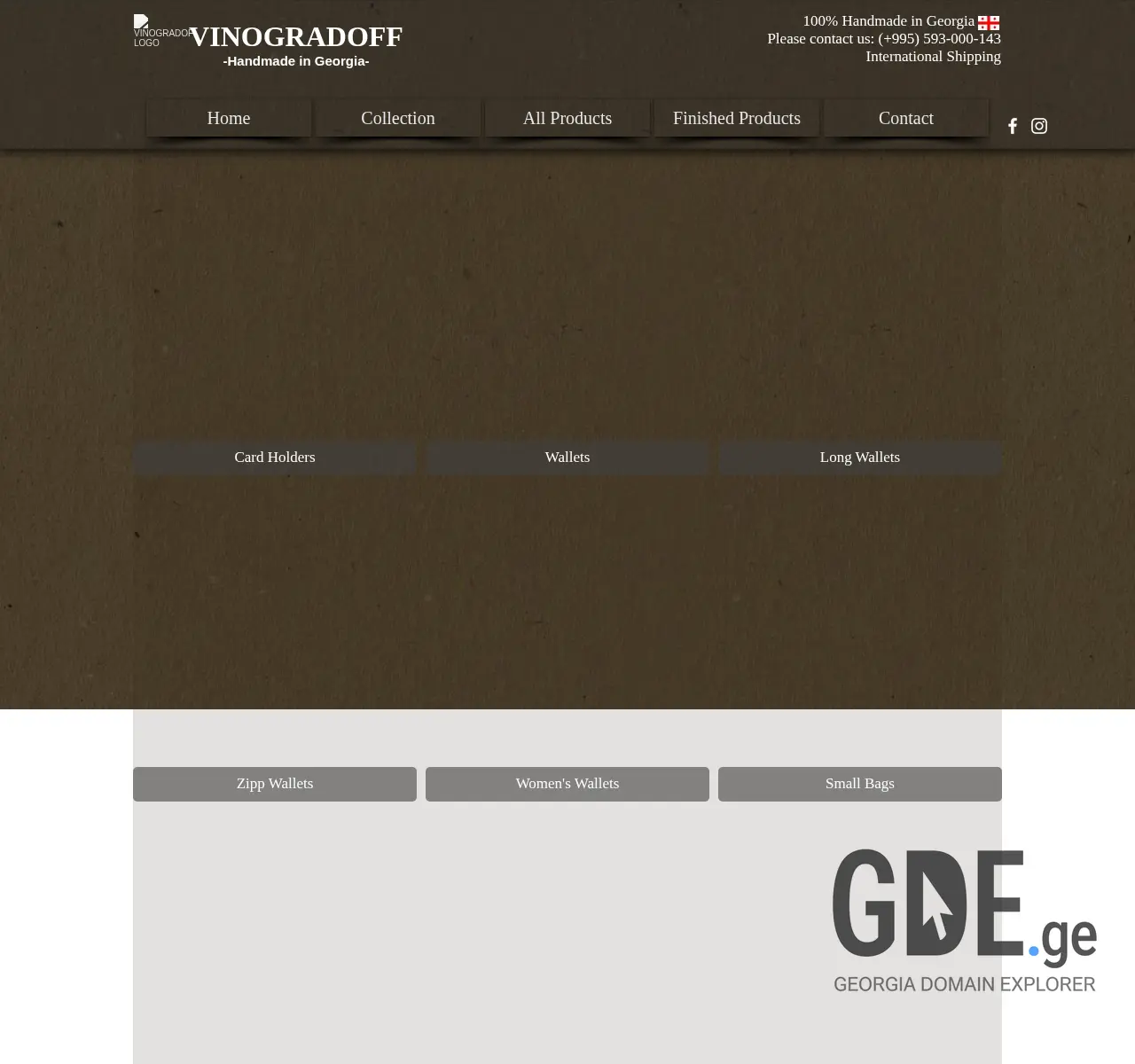 Screenshot of the site vinogradoff.ge at 2025-11-25