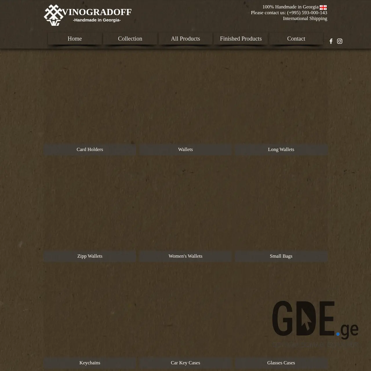 Screenshot of the site vinogradoff.ge at 2025-12-15