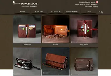 Screenshot of vinogradoff.ge