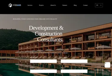 Screenshot of vinson.ge