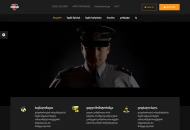 Screenshot of vipsec.ge