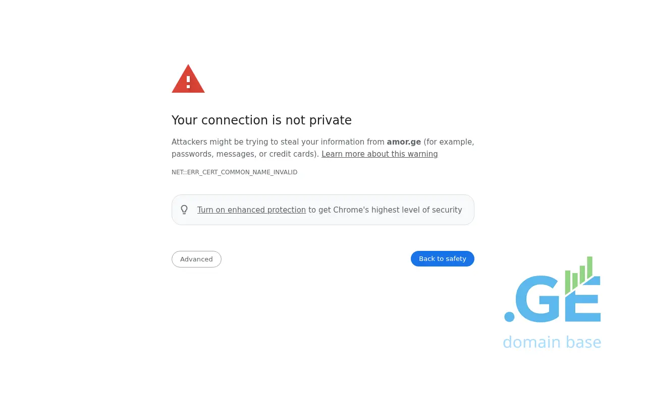 Screenshot of the site virt.ge