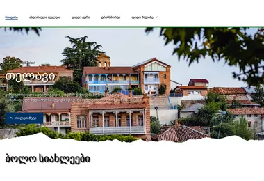 Screenshot of visittelavi.ge