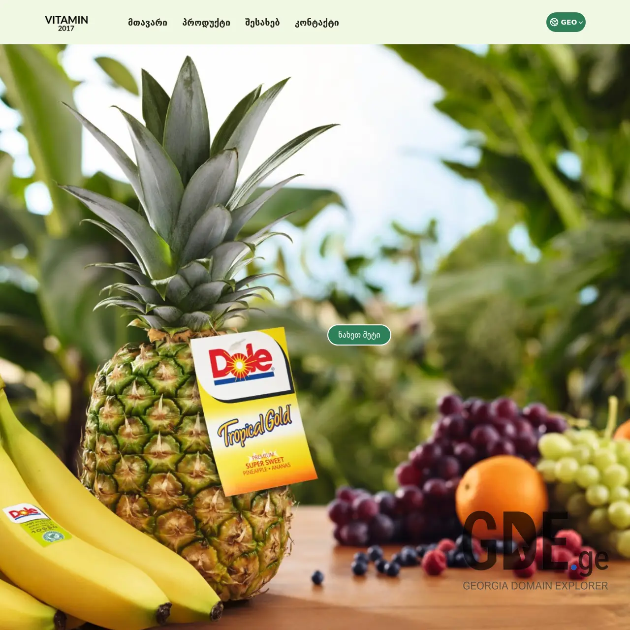 Screenshot of the site vitamin2017.ge at 2025-12-12