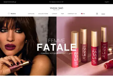 Скриншот viviennesabo.ge