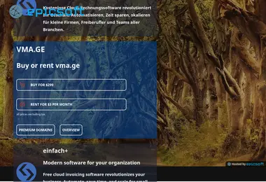 Screenshot of vma.ge