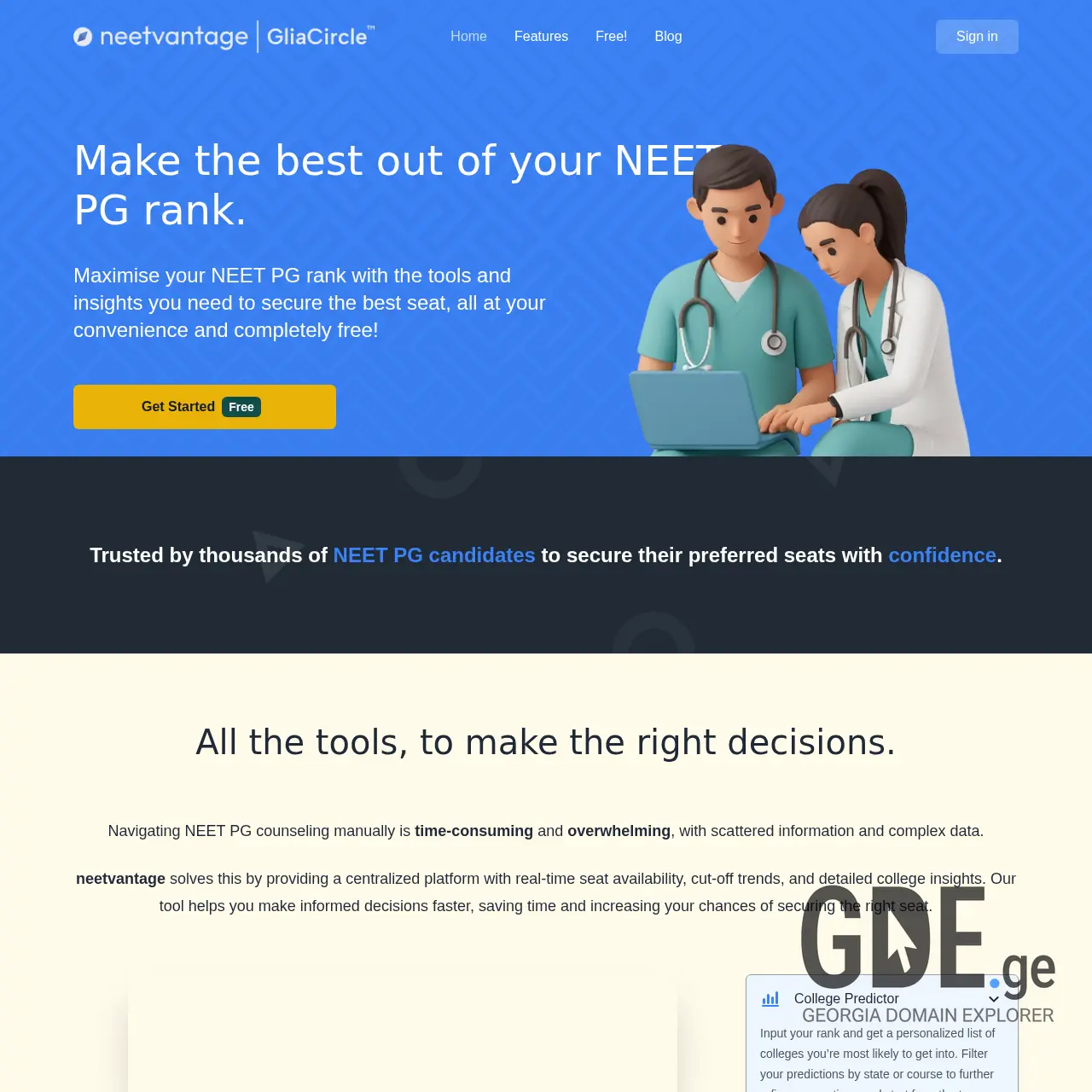 Screenshot of the site vnt.ge at 2025-12-15