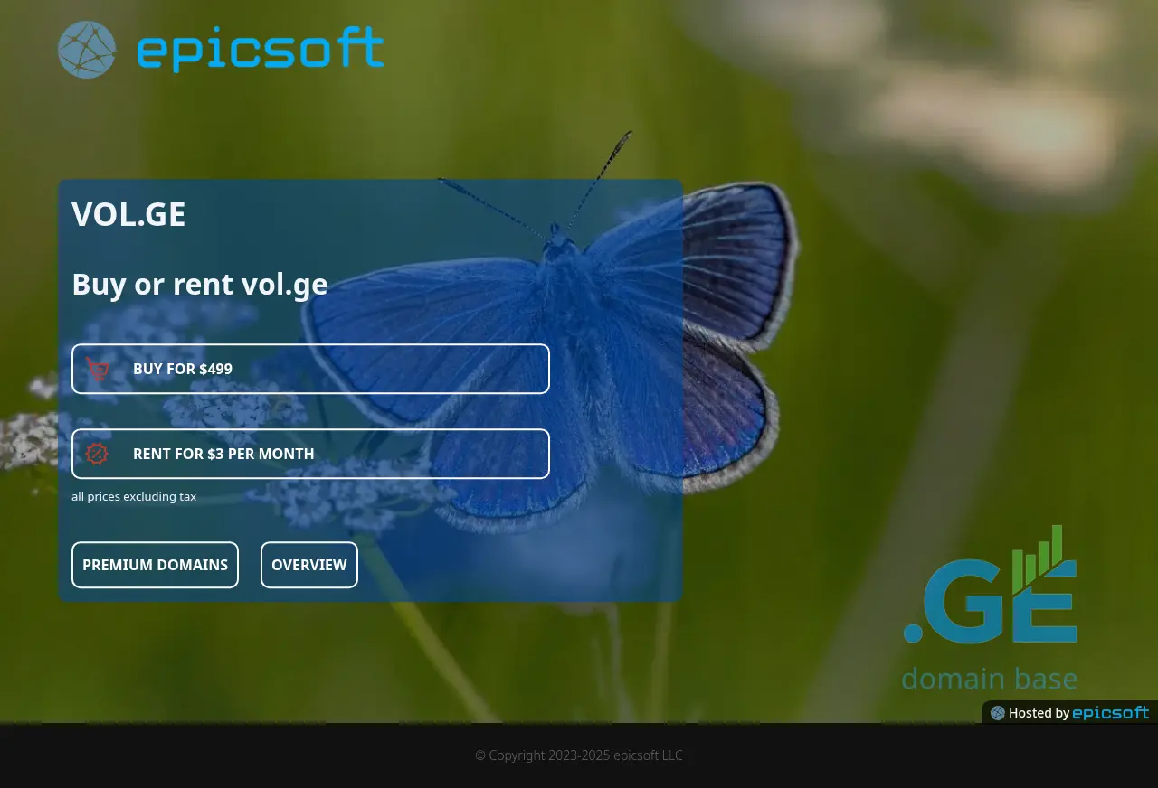 Screenshot of the site vol.ge
