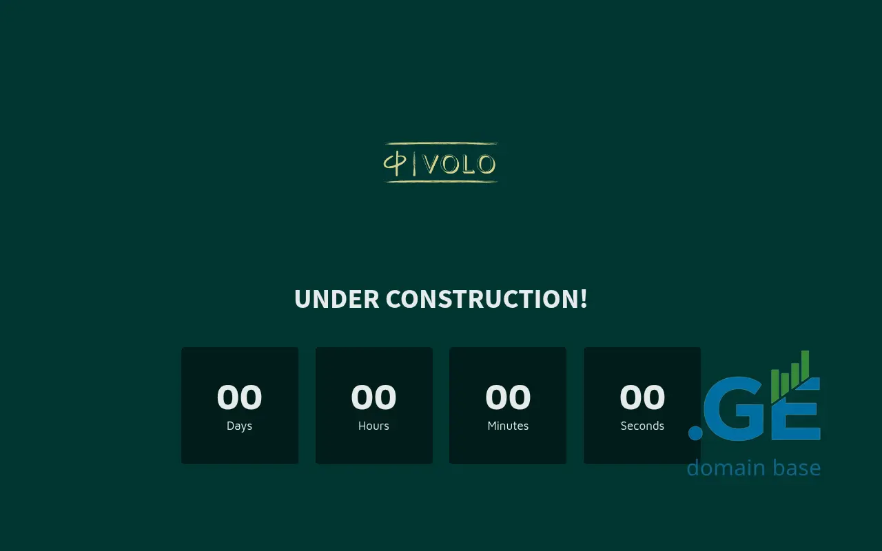 Screenshot of the site volo.ge
