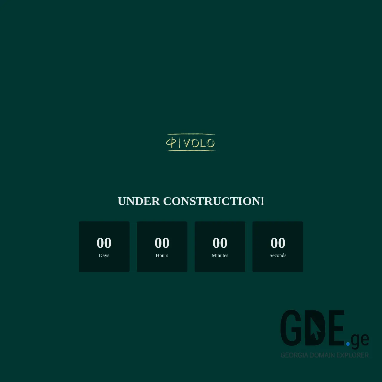 Screenshot of the site volo.ge at 2025-12-12