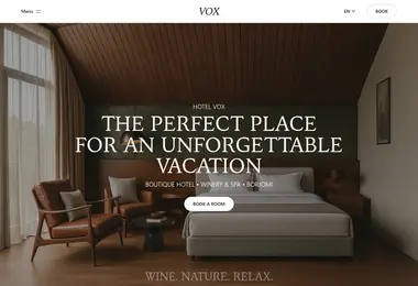 Скриншот voxhotel.ge