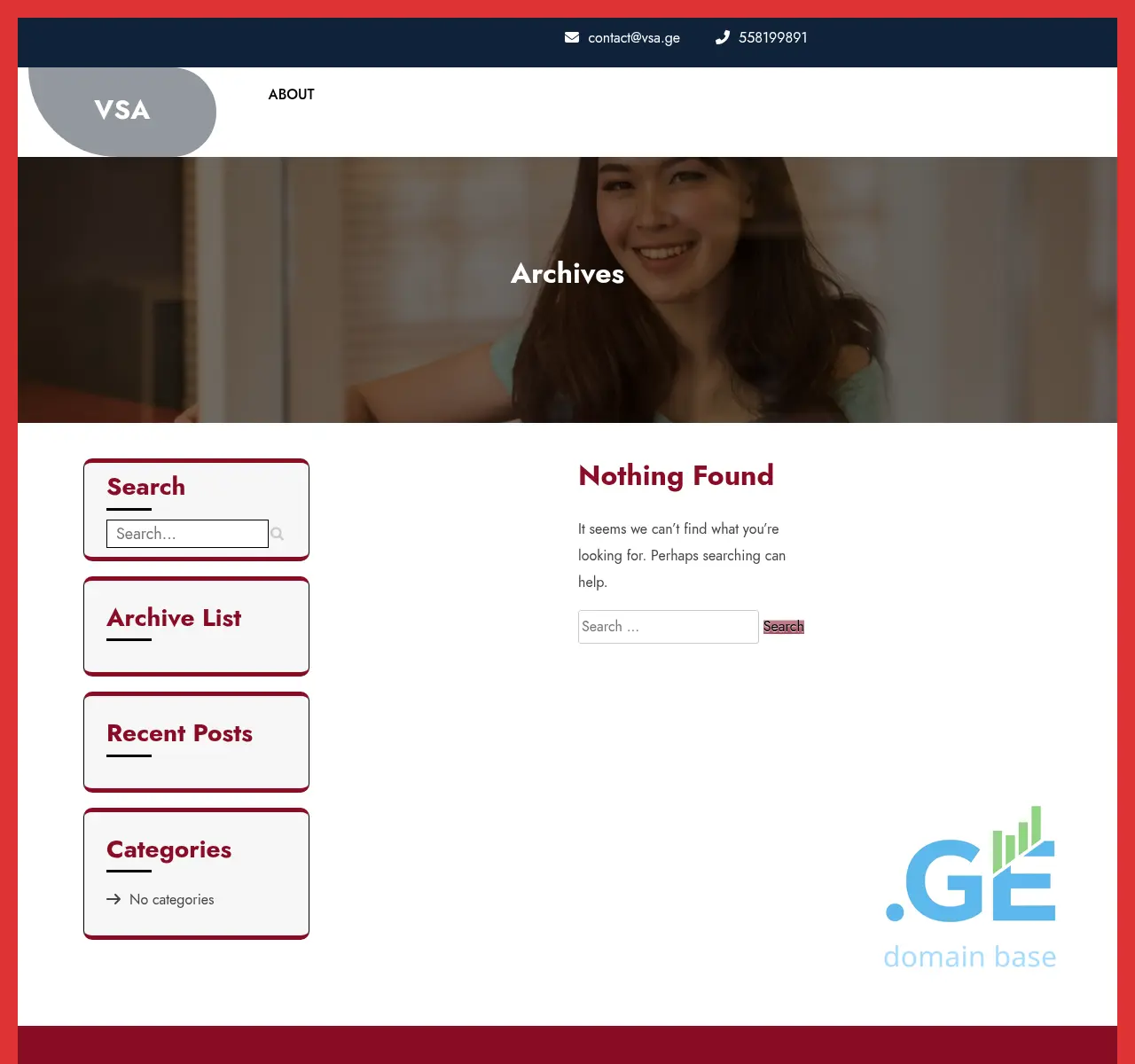 Screenshot of the site vsa.ge at 2025-11-05