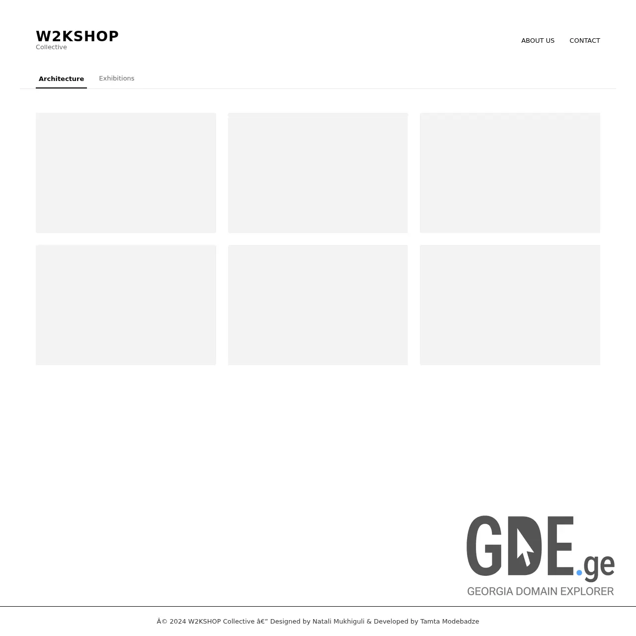 Screenshot of the site w2kshop.ge at 2026-02-15