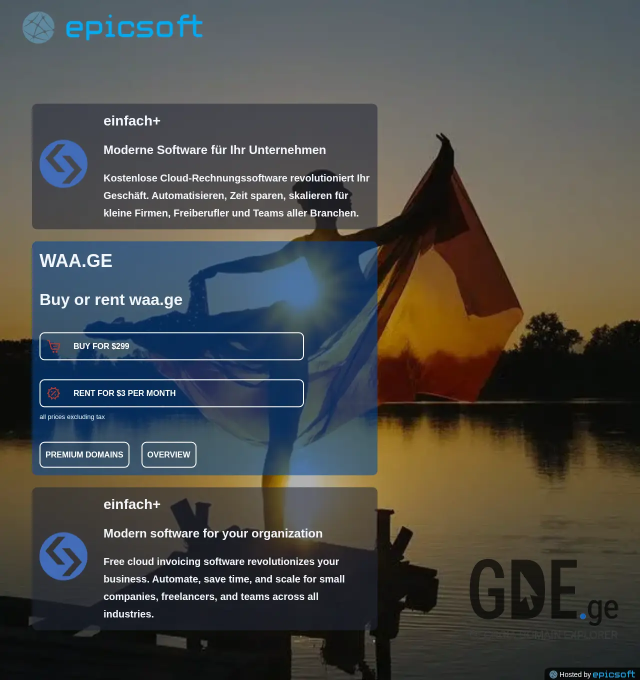 Screenshot of the site waa.ge at 2025-12-03