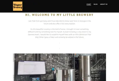 Screenshot of wagner-brewery.ge