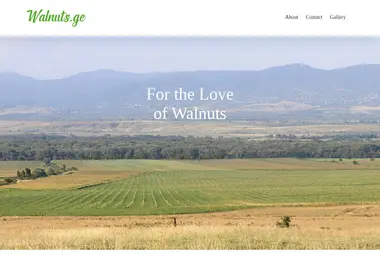 Скриншот walnuts.ge
