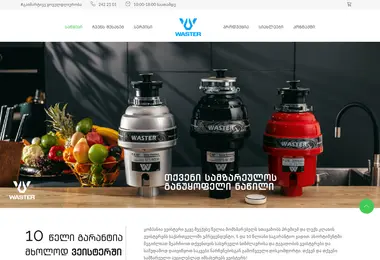 Screenshot of waster.ge