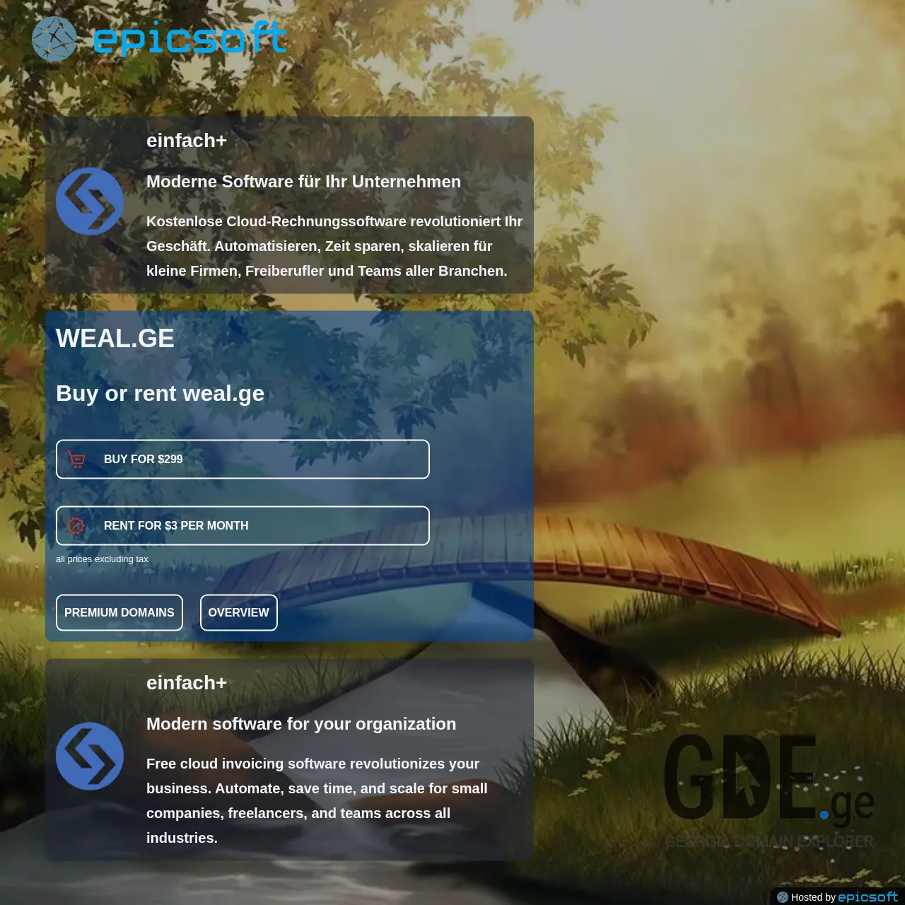 Screenshot of the site weal.ge at 2025-12-12