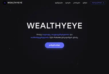 Screenshot of wealthyeye.ge