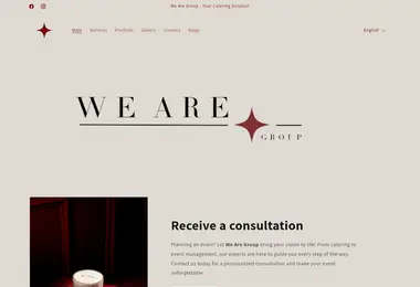 Screenshot of wearegroup.ge