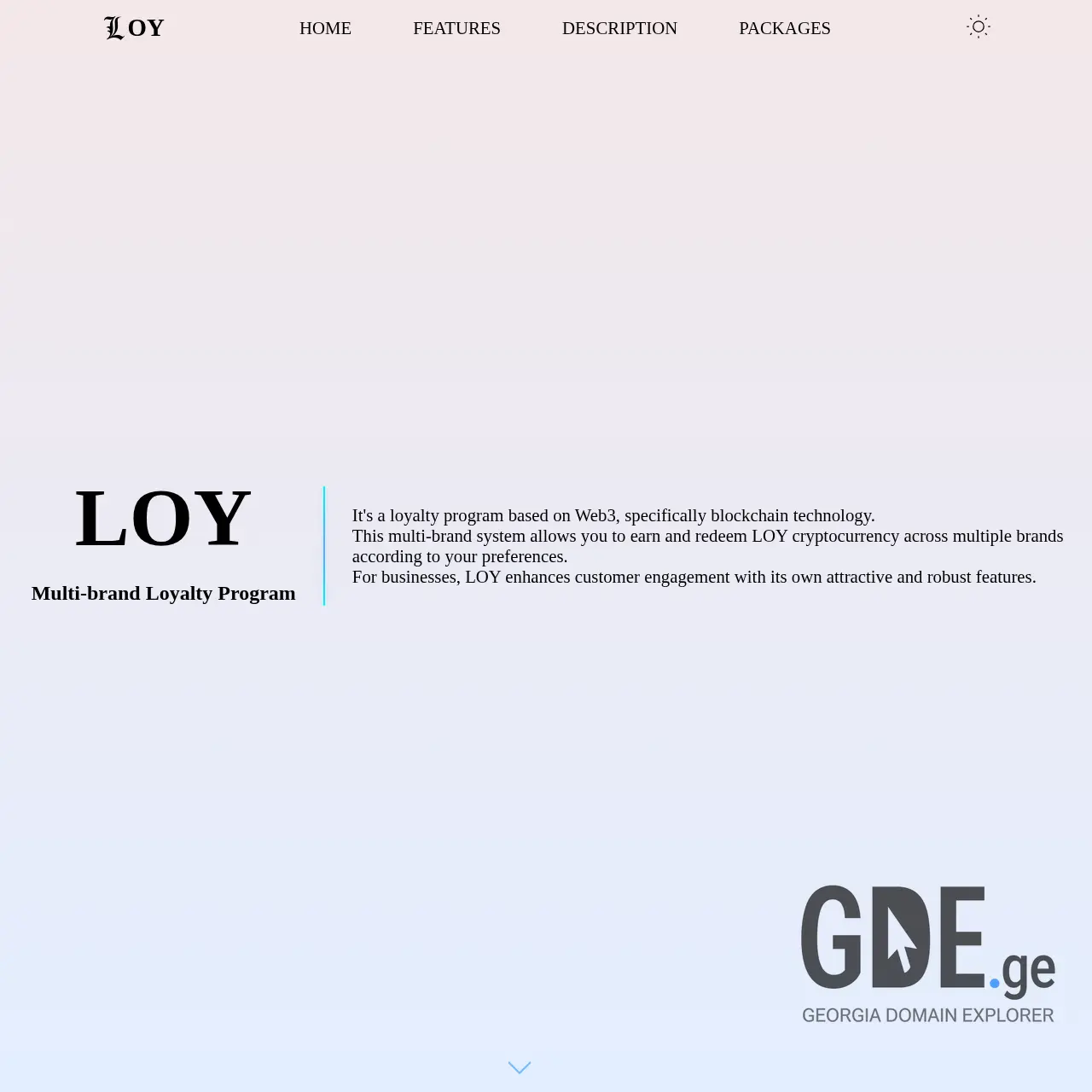 Screenshot of the site web3space.ge at 2025-12-12